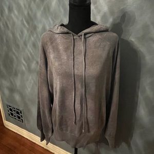WHO WHAT WEAR Gray hoodie Sz 1x